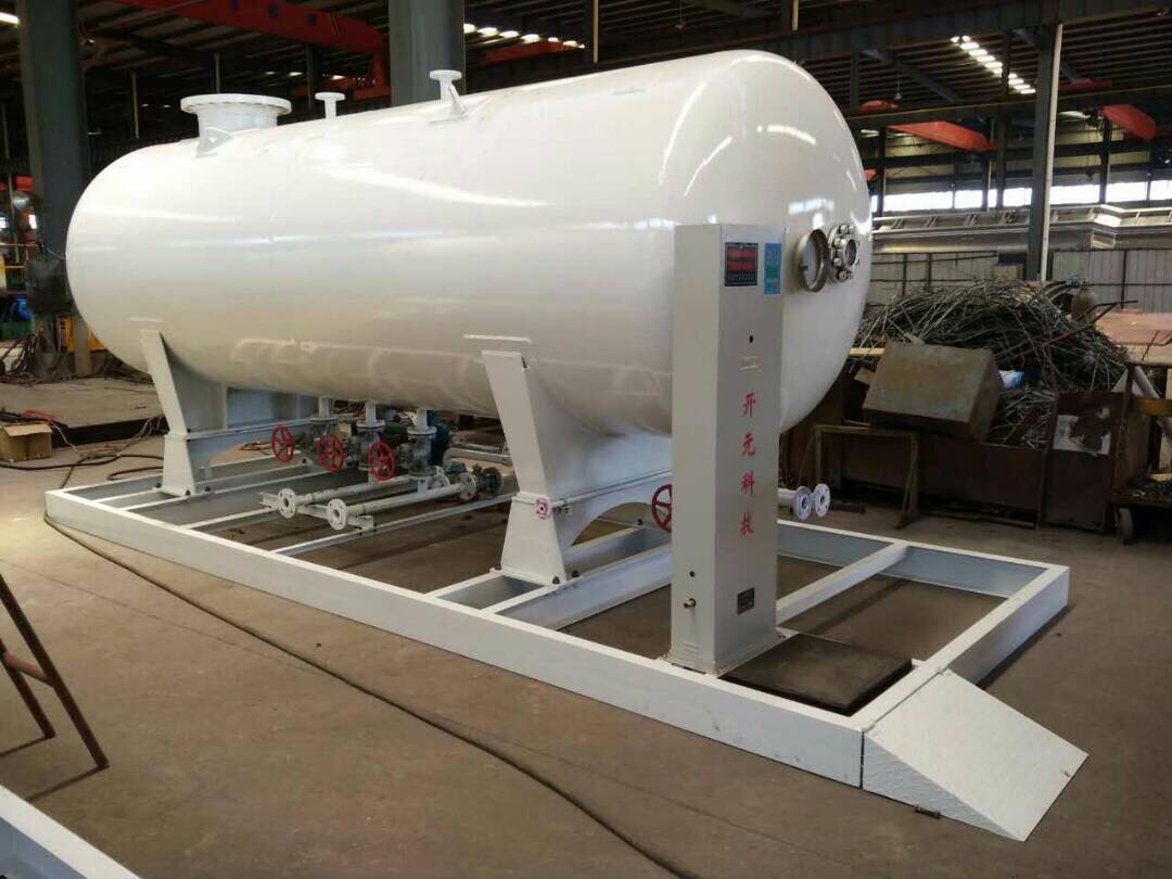 Skid-mounted LPG plant